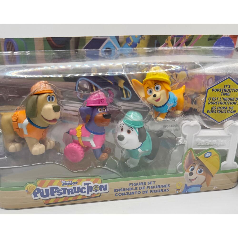 Disney Junior Pupstruction Tank, Phinny, Roxy & Luna Vehicle  NEW